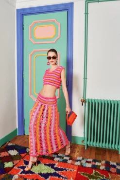 Celia B Aden Skirt Pink Discount