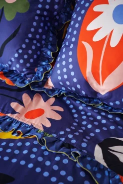 Celia B Blue Iris Bedding Set Discount