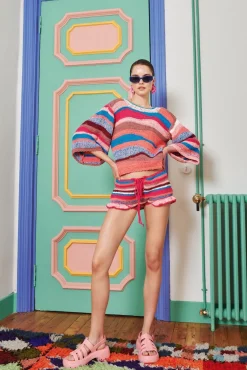 Celia B Caspio Top Red Hot