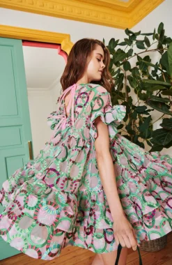 Celia B Coral Dress Green Online