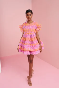 Celia B Coral Dress Pink Online