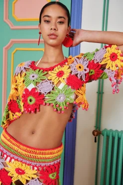 Celia B Coral Top Multi Outlet