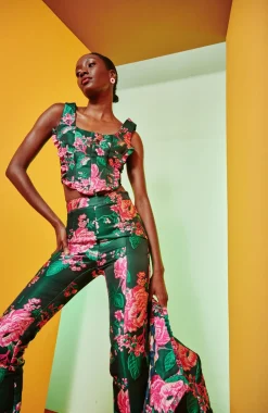 Celia B Falu Pant - Green Discount