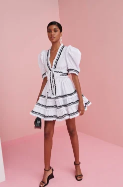 Celia B Hortensia Dress White New