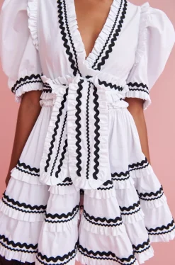 Celia B Hortensia Dress White New