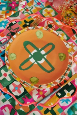 Celia B Hyacinth Plate Set Of Two New