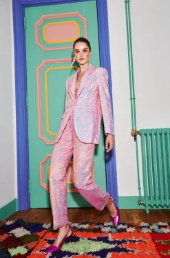 Celia B Kimbazi Pants Pink Clearance