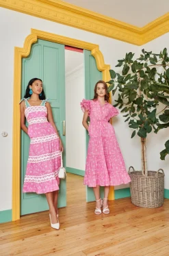 Celia B Lena Dress Pink Hot