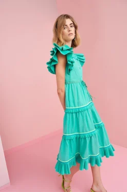 Celia B Moonlit Dress Blue Outlet