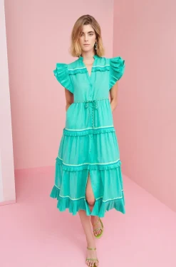 Celia B Moonlit Dress Blue Outlet