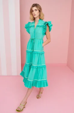 Celia B Moonlit Dress Blue Outlet