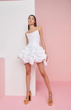 Celia B Serenity Dress Neon White Outlet