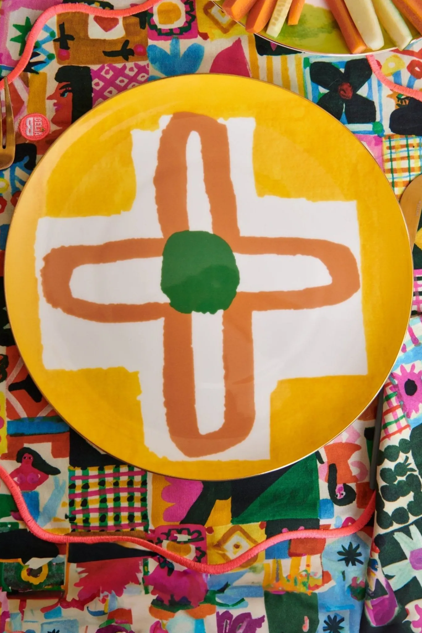 Celia B Sun Coral Plate Set Of Two Clearance