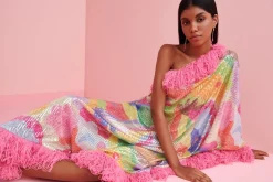 Celia B Willow Dress Multi Clearance